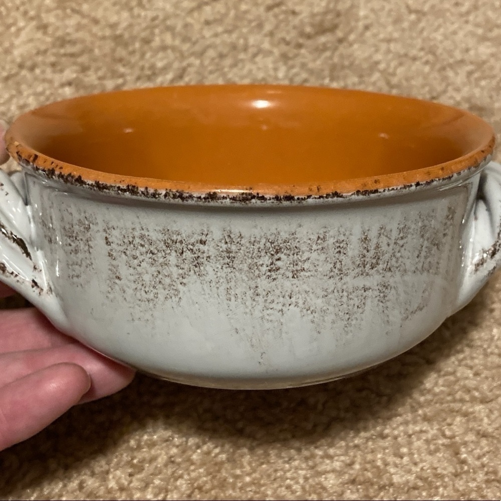 Terra-Cotta Individual Baking Dish, De Silva Pottery/Italian, Vintage